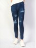 High Waist Denim Style Stretchy Legging (Fleece Lined)